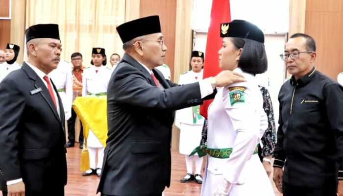 Ini Pesan Bupati Simalungun Saat Kukuhkan Paskibraka 2025