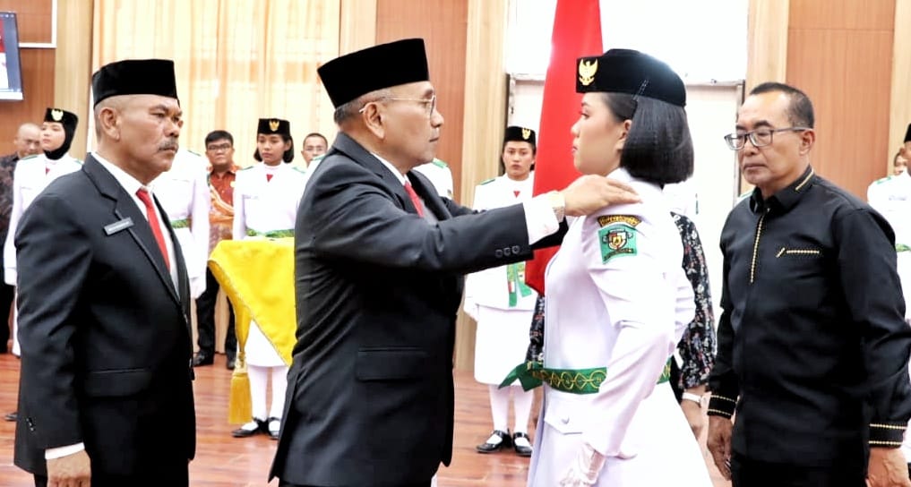 Ini Pesan Bupati Simalungun Saat Kukuhkan Paskibraka 2025