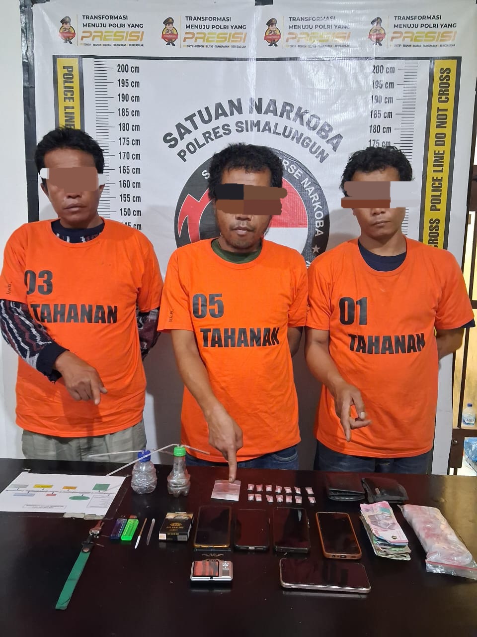 Tiga Pemain Sabu Di Pamatang Silimakuta Ditangkap Polisi, Barbuk 6,58 Gram