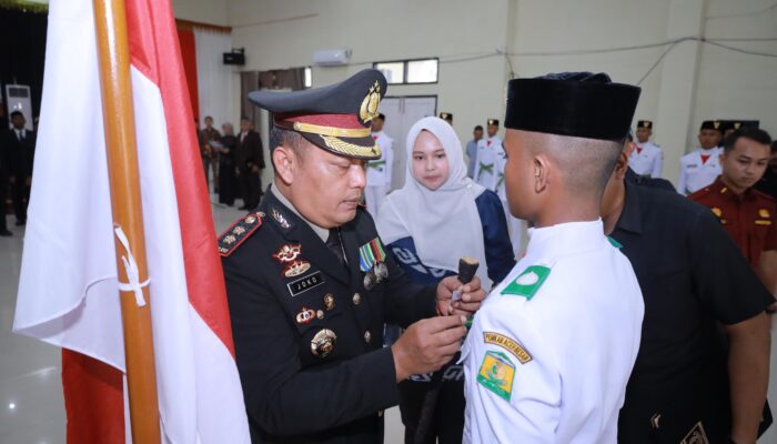 Kapolres Aceh Besar Kukuhkan 72 Paskibraka