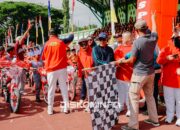 Bupati Agara Buka Lomba Sepeda Hias Dan Tarik Tambang
