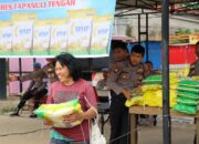 Polres Tapteng Gelar Gerakan Pangan Murah