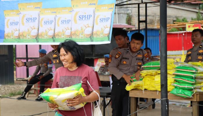Polres Tapteng Gelar Gerakan Pangan Murah