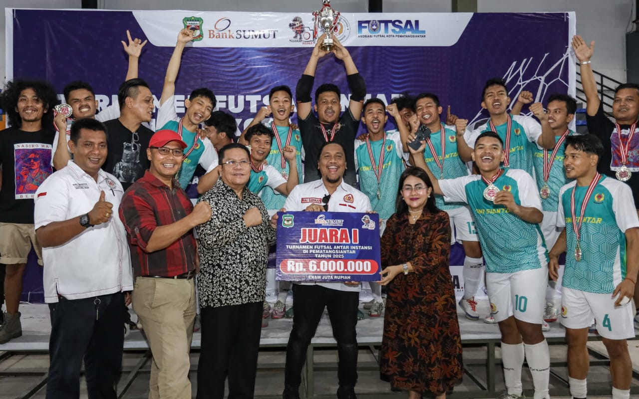 KONI P.Siantar Juara Futsal Antar Instansi