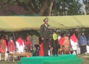 Dansatgas TMMD Kodim 0108/Agara Pimpin Upacara Bendera Merah Putih