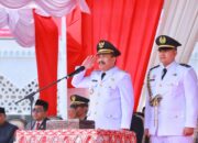 Bupati Sarjani Pimpin Upacara Peringatan HUT Ke 80 RI
