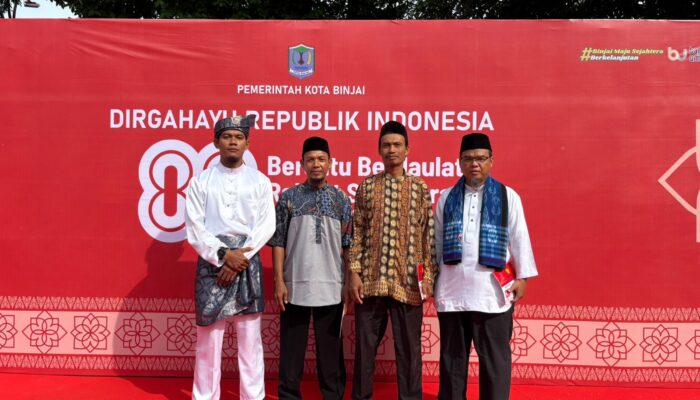 Eks Napiter Ikuti Upacara HUT Ke-80 RI Di Binjai