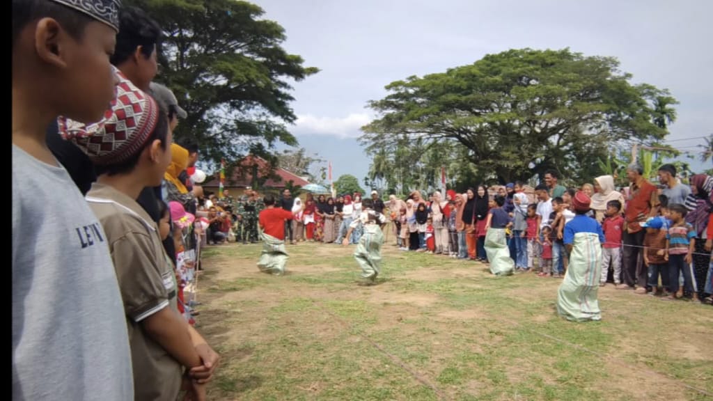 TMMD Kodim 0108/Agara Gelar Lomba Meriahkan HUT RI