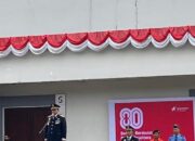 Kakan Otband Wilayah II Medan Inspektur Upacara HUT Ke-80 Kemerdekaan RI Di KNIA