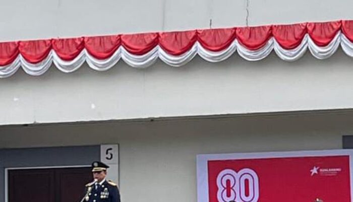 Kakan Otband Wilayah II Medan Inspektur Upacara HUT Ke-80 Kemerdekaan RI Di KNIA