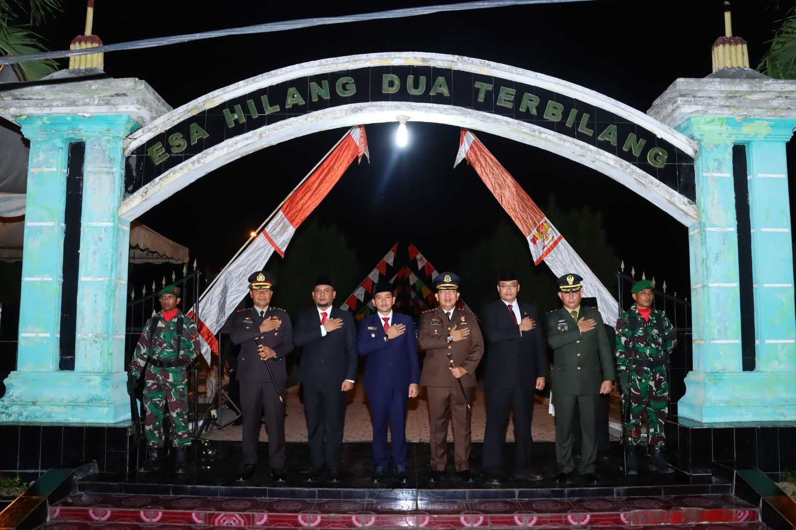 Forkompimda Tebingtinggi Laksanakan Apel Kehormatan Dan Renungan Suci