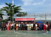 Upacara HUT Ke-80 RI Di Lapas Labuhanruku Khidmat