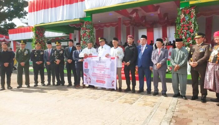Pemkab Agara Gelar Upacara HUT Ke-80 RI Di Lapangan Jenderal Ahmad Yani Kutacane