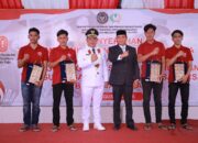 Bupati Aceh Besar Serahkan Remisi Bebas 4 WBP Rutan Jantho