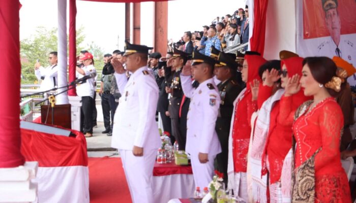 Paskibraka Dairi Bertugas Dengan Sempurna