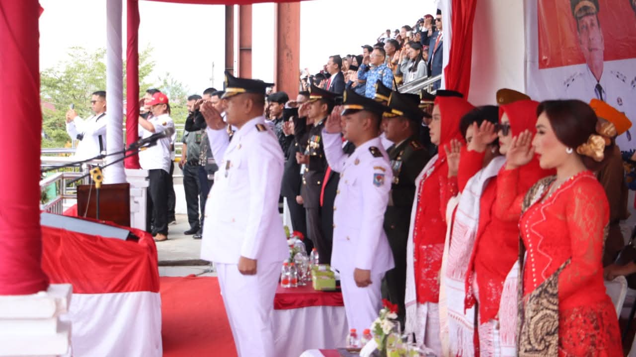 Paskibraka Dairi Bertugas Dengan Sempurna