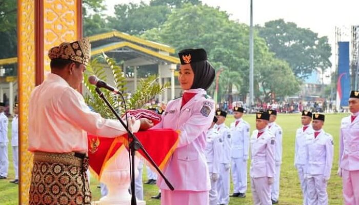 Pemko Binjai Gelar Upacara Peringatan HUT Ke- 80 RI Di Lapangan Merdeka