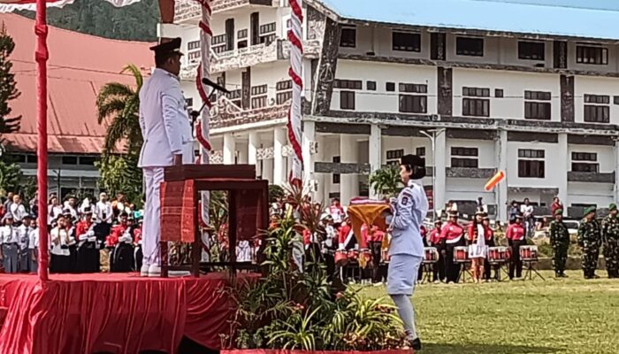 Bupati Toba Pimpin Peringatan HUT Ke-80 RI