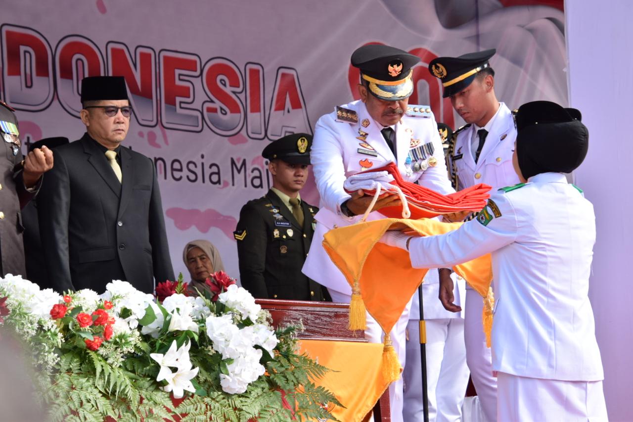 Bupati Madina Pimpin Upacara Peringatan Detik-Detik Proklamasi