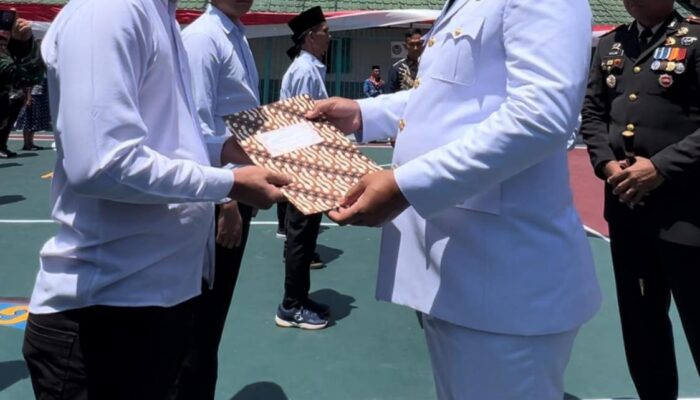 Bupati Toba Serahkan Remisi 341 WBP Rutan Kelas IIB Balige