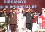 Kapolres Simalungun Dan Ketua Bhayangkari Ikuti Upacara Detik-detik Proklamasi