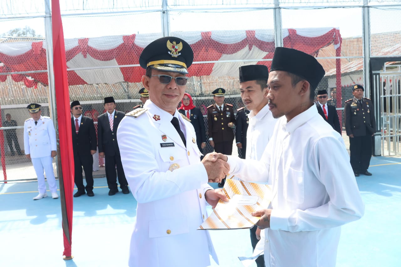 2 Dari 55 WBP Penerima Remisi Di Rutan Kelas IIB Sipirok Dinyatakan Bebas