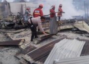 140 Kios Pajak Baru Serbelawan Ludes Terbakar