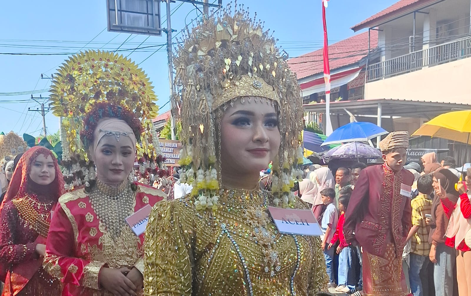 Pakaian Adat Aceh, Warnai Karnaval Di Bireuen