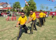 Keseruan Polisi Dan Warga Blang Asan Lomba Di HUT Ke-80 RI