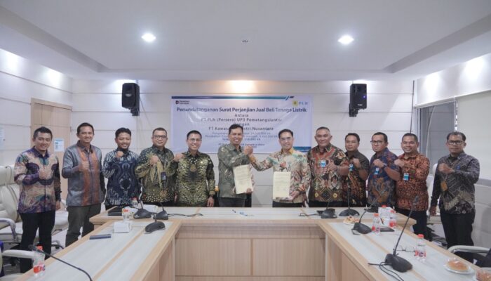 PLN UP3 P.Siantar, PLN Electricity Services, PT KINRA Teken PJBTL