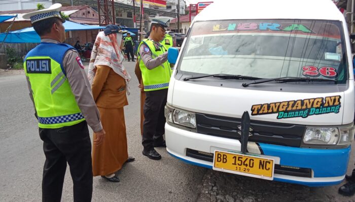 Polres Sibolga Dan Instansi Terkait Razia Gabungan Terpadu Pajak Kendaraan Bermotor