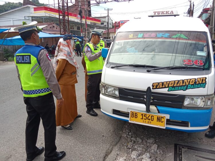 Polres Sibolga Dan Instansi Terkait Razia Gabungan Terpadu Pajak Kendaraan Bermotor