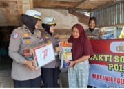 Peringati HUT Ke-77, Polwan Polda Aceh Salurkan Sembako Untuk Warga
