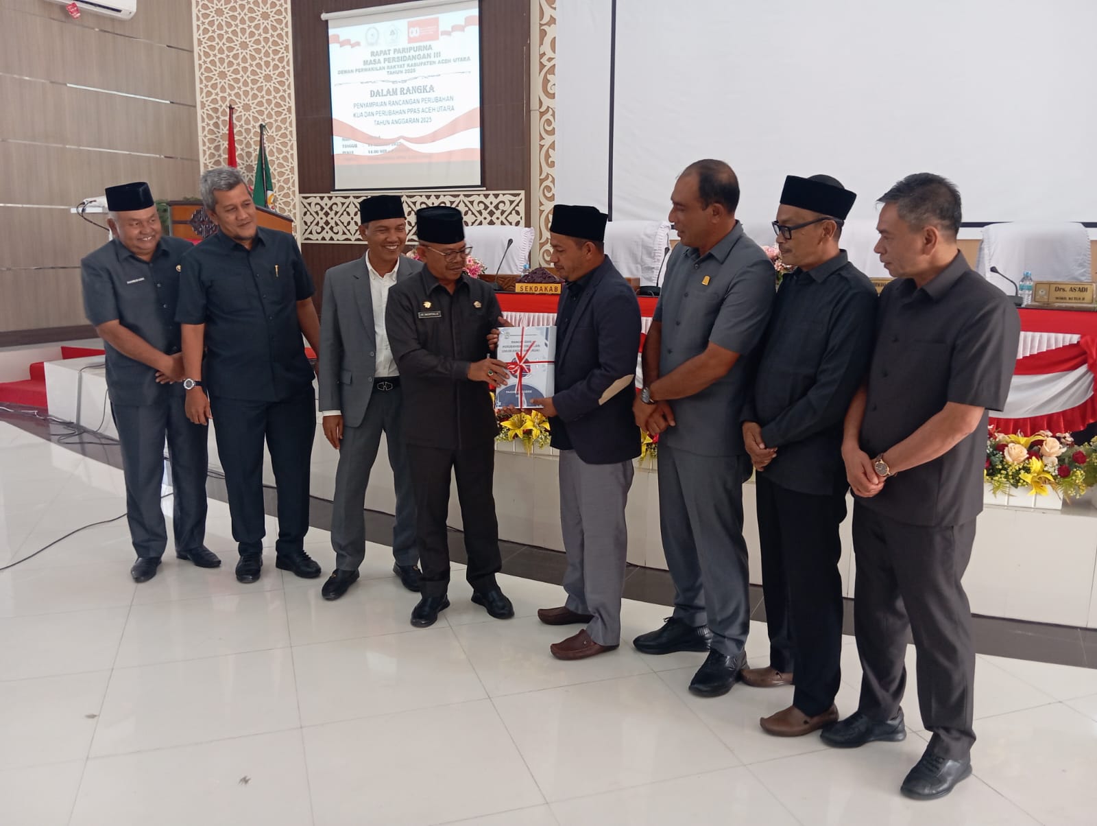 DPRK Aceh Utara Gelar Rapat Paripurna Penyampaian Rancangan Perubahan KUA-PPAS 2025