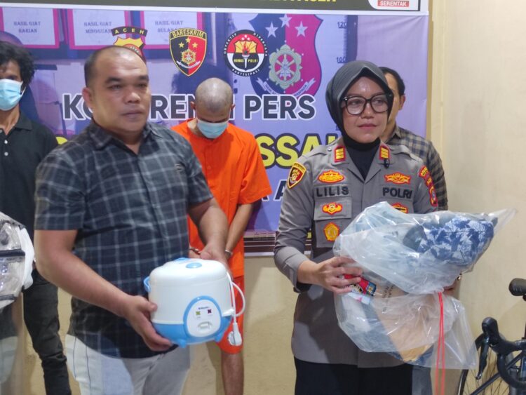 Polisi Tangkap Dua Pelaku Pencurian Di Aceh Besar, Kerugian Korban Capai Rp70 Juta