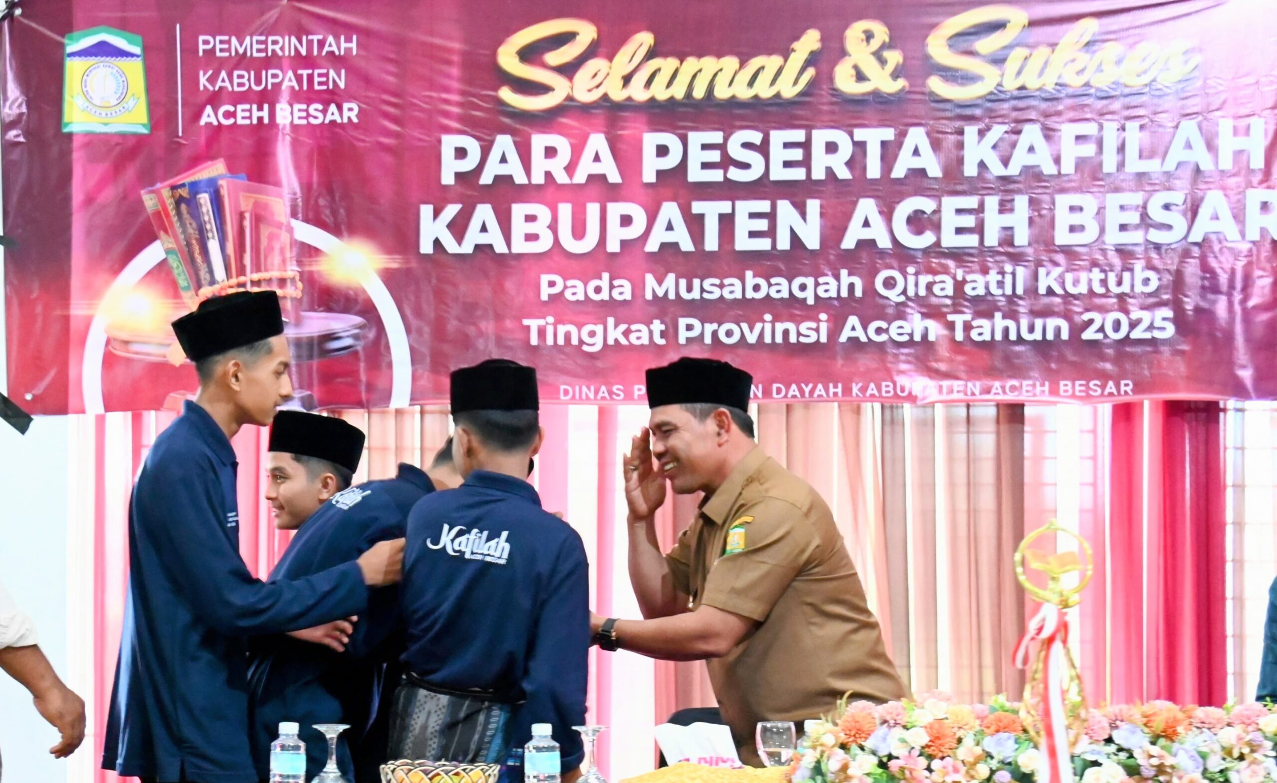 Lepas Kafilah Aceh Besar Ke Ajang MQK, Syech Muharram Siap Dukungan Penuh