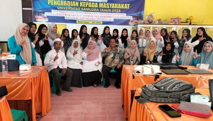 PKM Unsam Tingkatkan Kompetensi Guru SMP Negeri 1 Peureulak