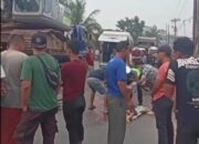 Kecelakaan Di Jalinsum Kotapinang, Wanita Pengendara Motor Meninggal Dunia