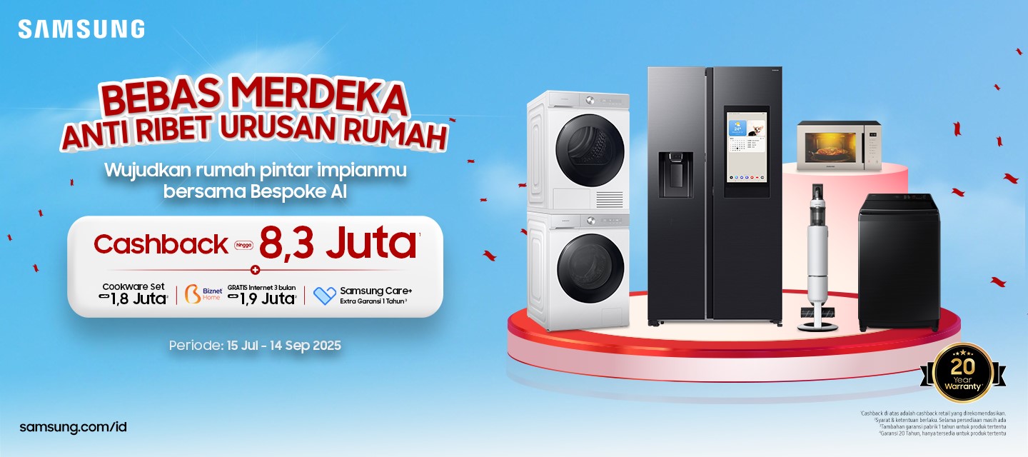 Bebas Merdeka Anti Ribet Urusan Rumah ala Samsung Bespoke AI