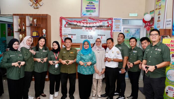 Ketua TP PKK Kota Binjai Tinjau Baksos Hari Kemerdekaan Di Puskesmas Tanah Tinggi