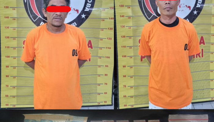 Polres Dairi Amankan 2 Tersangka Bersama Sabu Seberat 1,99 Gram