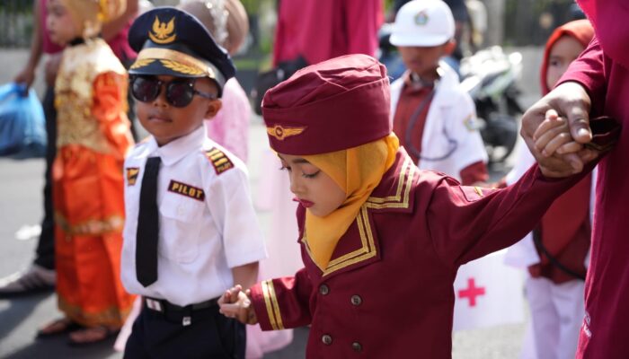 TK RUMAN Aceh Meriahkan Pawai HUT Ke-80 Kemerdekaan RI