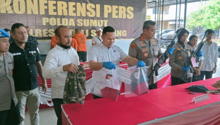 Tiga Pelaku Bentrok Ormas Di Tanjungmorawa Terancam Hukuman 7 Tahun Penjara