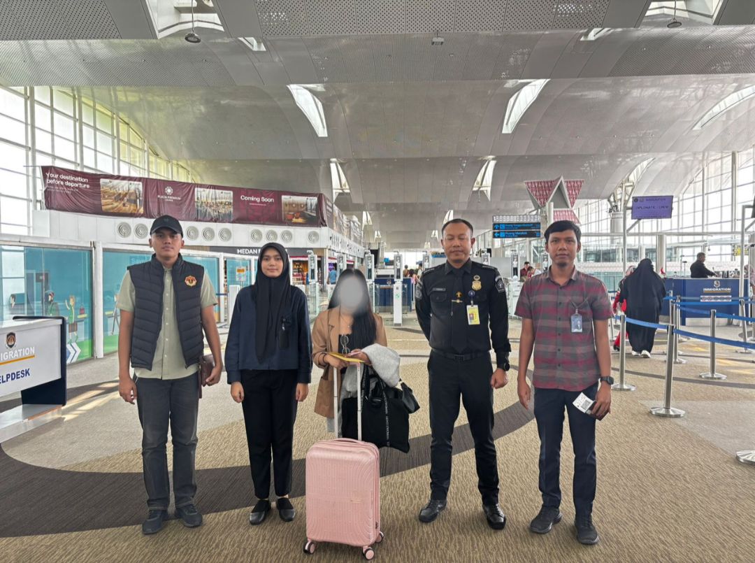 Imigrasi Medan Deportasi WN Filipina, Tegaskan Komitmen Jaga Kedaulatan