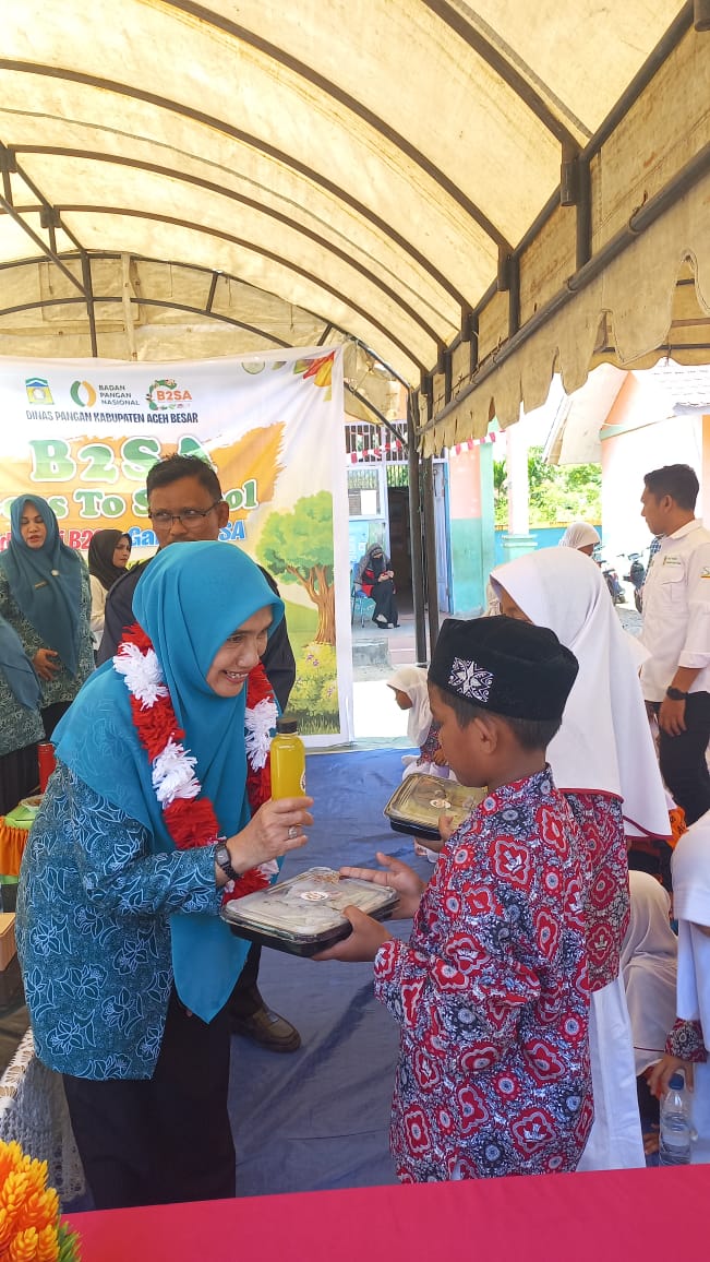 Wakil Ketua TP PKK Aceh Besar Ajak Anak-Anak Biasakan Pola Makan Sehat Sejak Dini