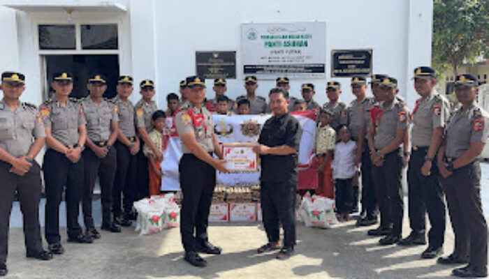 Pulang Cuti, 40 Siswa SIP Asal Polda Aceh Gelar Baksos Di Panti Asuhan