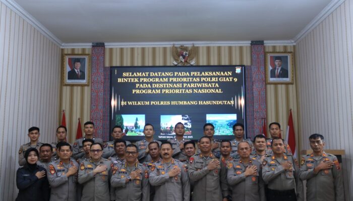 Polres Humbahas Tuan Rumah Bimtek Program Prioritas Polri