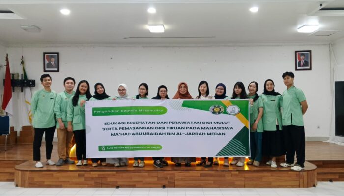 Di Ma’had Abu Ubaidah, FKG USU Edukasi Mahasiswa Tentang Kesehatan Gigi Dan Mulut