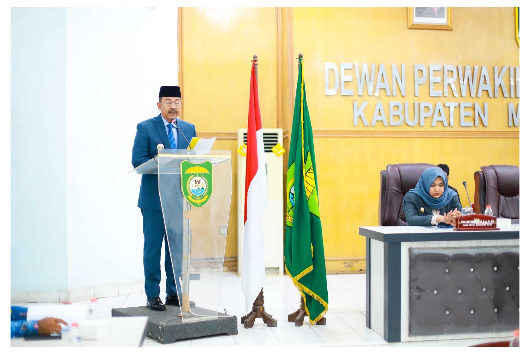 LPJ APBD Madina Tahun 2024 Disampaikan