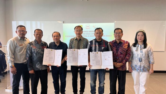 Targetkan Stunting Nol Persen 2030, Pemkab Sergai, MMP, Binus Tandatangani Dokumen Adendum Stunting